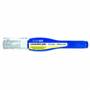 Корректор-ручка Economix E41314 с металлическим наконечником