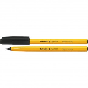 Ручка шариковая Schneider Tops F,  S150501, черная