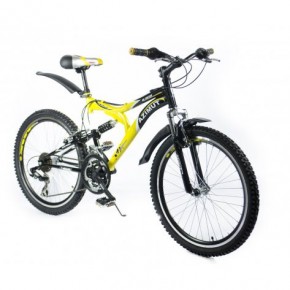 Азимут Бластер 24 дюйма ( Azimut Blaster 127 G ) - детский подростковый велосипед. двухподвес