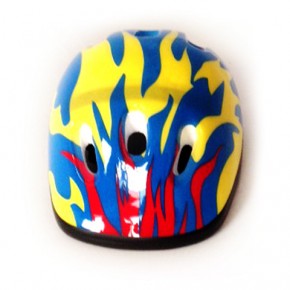 Детский защитный шлем Пламя для велосипедов, роликов, скейтов, самокатов изображение 5