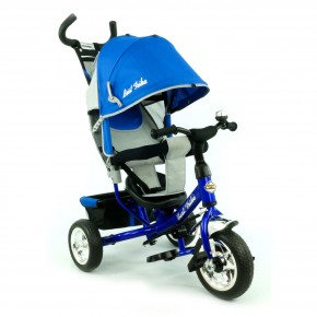 Велосипед детский трехколесный, Бест Трайк 6588, Best Trike колеса пена синий