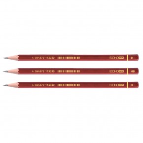 Набор карандашей разной твердости чернографитных Е11303 Economix