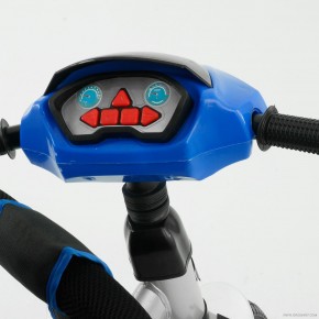 Велосипед детский трехколесный, надувные колеса+фара Бест Трайк 6588B, Best Trike  синий изображение 4