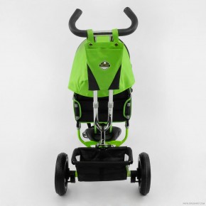 Велосипед детский трехколесный, надувные колеса+фара Бест Трайк 6588B, Best Trike  зеленый изображение 3
