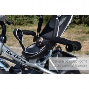Велосипед детский трехколесный с надувными колесами фарой Tilly Camaro T-362 изображение 8