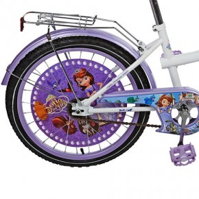 Велосипед Profi Sofia 20 дюймов, Профи София детский двухколесный для девочки с корзинкой изображение 4