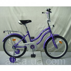 Детский велосипед PROFI Star  L1492 для девочек от 3 лет 14 дюймов, малиновый изображение 5
