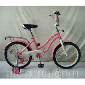 Детский велосипед PROFI Star  L1491 14 дюймов для девочки от 3 лет, розовый 2-х колесный изображение 6