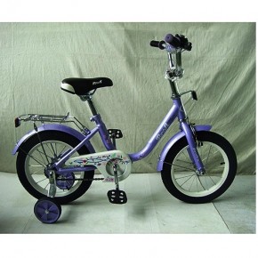 Детский двухколесный велосипед PROF1 Flower 14 дюймов для девочки изображение 4