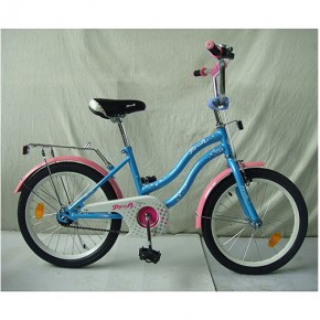 Велосипед детский PROF1 L2091 Star для девочки 20 дюймов, цвет розовый изображение 3