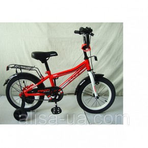Двухколесный велосипед PROFI Top Grade  L14101 для мальчика 3-х лет детский 14 дюймов черный изображение 7