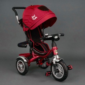 Велосипед салатовый детский трехколесный, Бест Трайк 5388, Best Trike надувные колеса изображение 4
