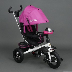 Детский трехколесный велосипед Best Trike 6590 с надувными колесами и интерактивной фарой изображение 7
