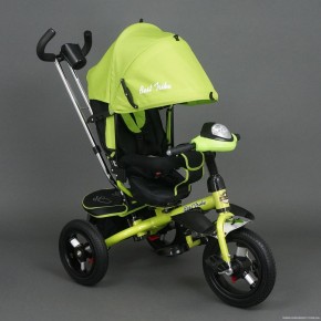 Детский трехколесный велосипед Best Trike 6590 с надувными колесами и интерактивной фарой изображение 8