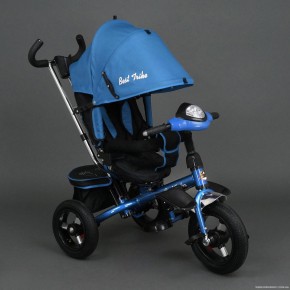 Детский трехколесный велосипед Best Trike 6590 с надувными колесами и интерактивной фарой изображение 1