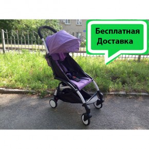 Прогулочная коляска Yoya Baby Time детская складывающаяся фиолетовая изображение 2