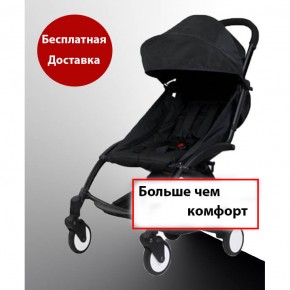 Прогулочная коляска Yoya Baby Time детская складывающаяся черная изображение 3