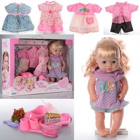 Кукла Baby Toby 30800, 5 платьев Беби Тоби говорит 9 фраз изображение 7