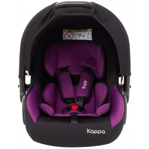 Автокресло Bair Kappa 0+ (0-13 кг) DK 1824 черный - фиолетовый изображение 3