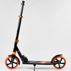 Самокат двухколесный Best Scooter 213681 черно-оранжевый изображение 2