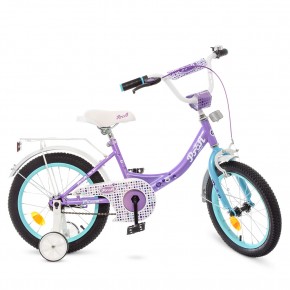 Двухколесный велосипед PROFI Princess фиолетовый Y1615 изображение 1