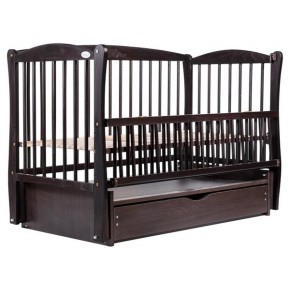 Кровать Babyroom Элит маятник, ящик, откидной бок DEMYO-5  бук венге изображение 3