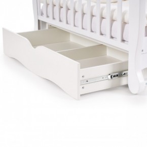 Кроватка Верес ЛД19 белый маятник с ящиком изображение 7