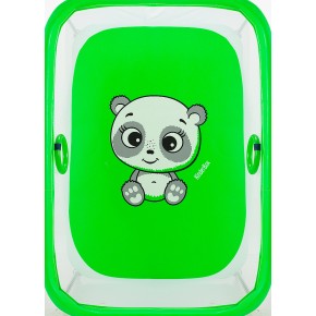 Манеж Qvatro Солнышко-02 мелкая сетка  зеленый (panda) изображение 2