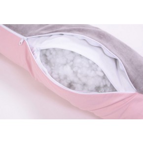 Подушка для кормления Baby Veres Comfort Long Velour taupe rose изображение 2
