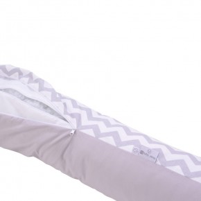 Подушка для кормления Baby Veres Comfort Long Velour zigzag grey изображение 3