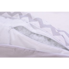 Подушка для кормления Baby Veres Comfort Long Velour zigzag grey изображение 4