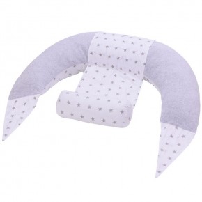 Подушка для кормления Baby Veres Comfort Lux Velour Stars grey изображение 2