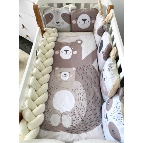 Постельный комплект Baby Veres Zoo beige изображение 1