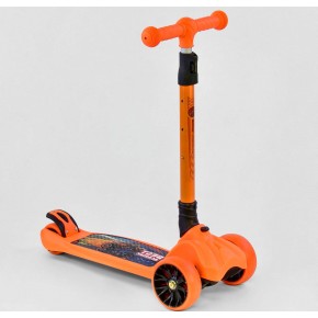 Самокат трехколесный Best Scooter MAXI складной F - 16770 оранжевый изображение 1