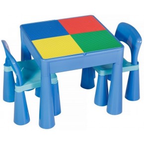 Стол и 2 стульчика Tega Mamut 899B light blue-blue