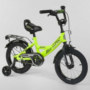 Велосипед детский Corso Classic 14 дюймов CL-14 D 0671 салатовый изображение 1