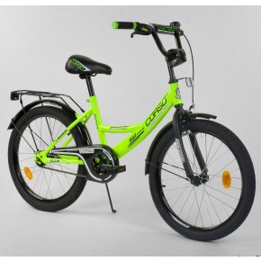 Велосипед детский Corso Classic 20 дюймов CL-20 Y 4707 салатовый