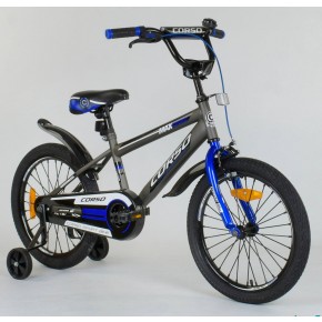 Велосипед детский Corso Aerodynamic ST - 3102 18 дюймов синий