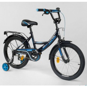Велосипед детский Corso Classic 18 дюймов CL-18 R 9060 черный изображение 1