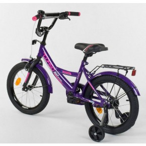 Велосипед детский Corso Classic 16 дюймов CL-16 P 1177 фиолетовый изображение 3