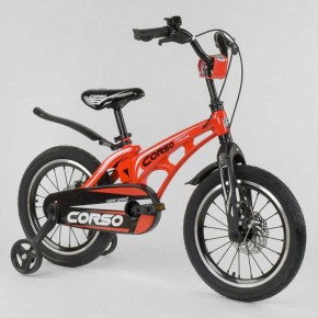 Велосипед детский Corso Magnesium 16 дюймов усиленные спицы изображение 5