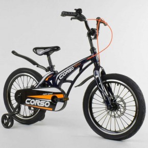 Велосипед детский Corso Magnesium 18 дюймов усиленные спицы изображение 4
