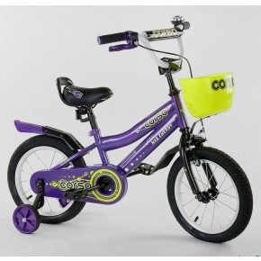 Велосипед детский Corso Max Energy 14 дюймов R - 14002 фиолетовый