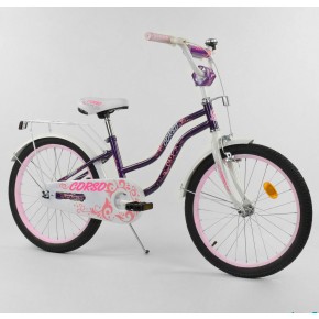 Велосипед детский Corso Star Т-09310 20 дюймов фиолетовый