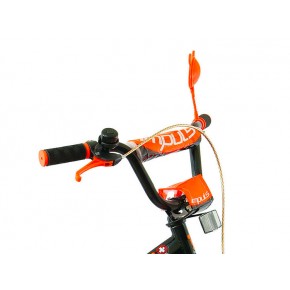 Велосипед детский Impuls Beaver 18 дюймов черно-оранжевый изображение 4