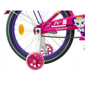 Велосипед детский Impuls Kitty малиново-фиолетовый 18 дюймов изображение 3