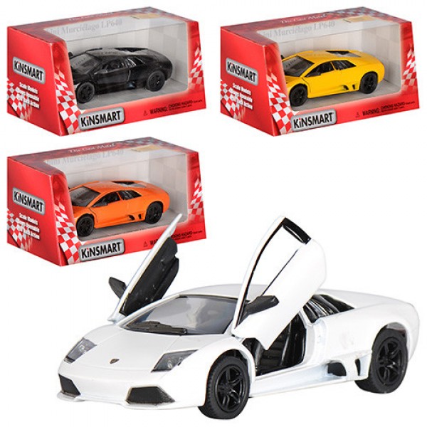 Коллекционная машинка Kinsmart KT 5317 W Lamborghini Murcielago
