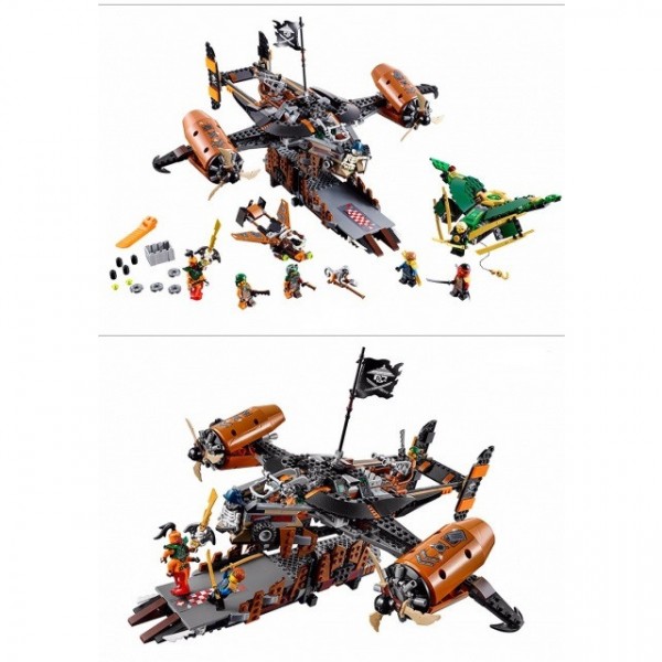 Конструктор Ниндзяго - Lepin Ninjag 06028 Цитадель несчастий