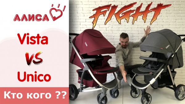 Видео сравнение Carrello Vista vs Carrello Unico