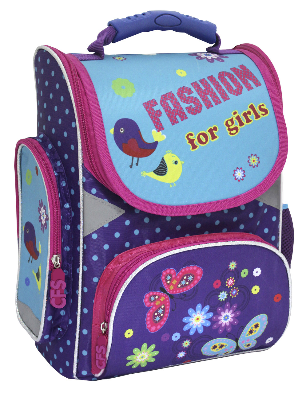 Рюкзак школьный каркасный для девочки CF85664